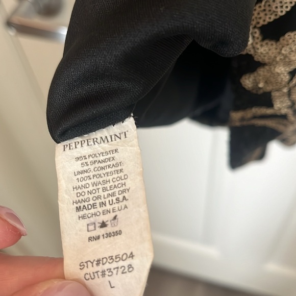 NYE black and gold sequins dress - Picture 4 of 4